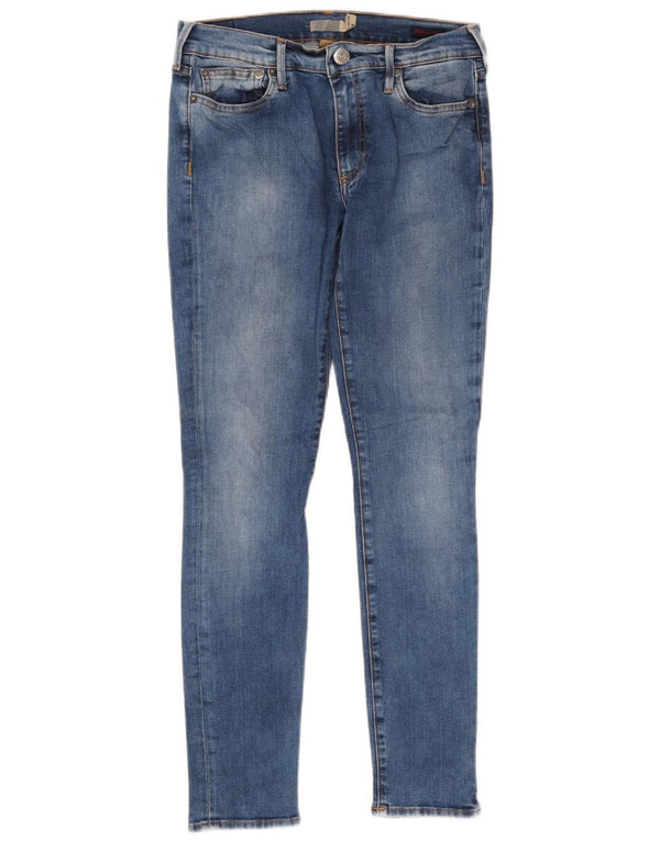True Religion Womens Mid Rise Slim Jeans W29 L29 Blue Cotton