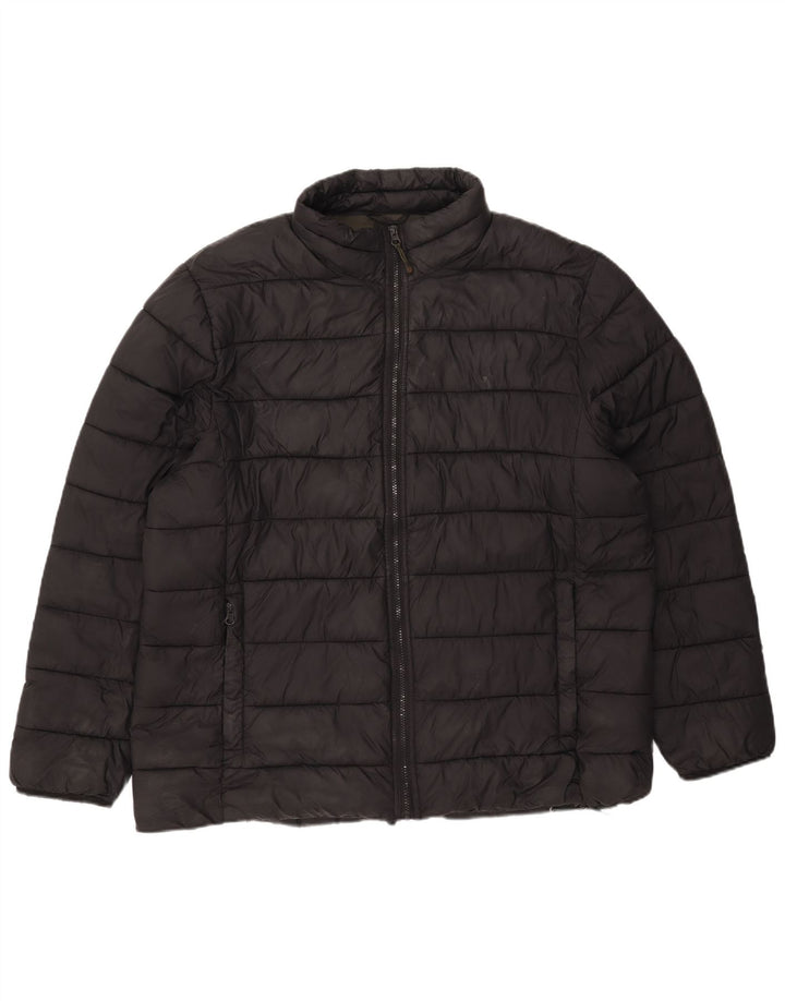 Joules Mens Padded Jacket UK 44 2XL Black Polyamide