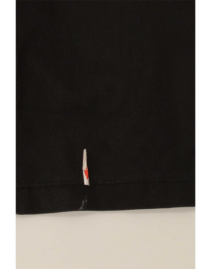 Dickies Mens Straight Cargo Trousers W26 L30 Black Polyester