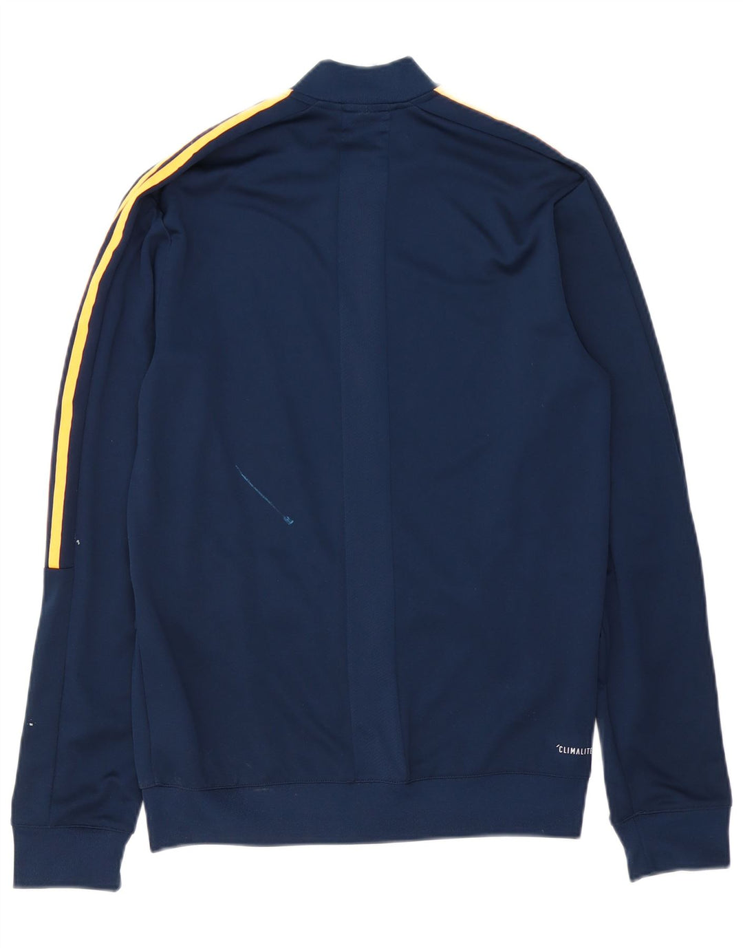 ADIDAS Mens Climalite Tracksuit Top Jacket UK 36/38 Small Navy Blue
