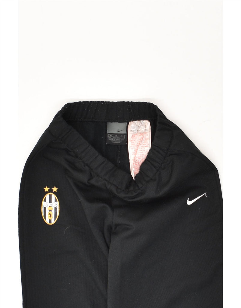 NIKE Boys Juventus Graphic Tracksuit Trousers 5-6 Years Medium Black | Vintage Nike | Thrift | Second-Hand Nike | Used Clothing | Messina Hembry 