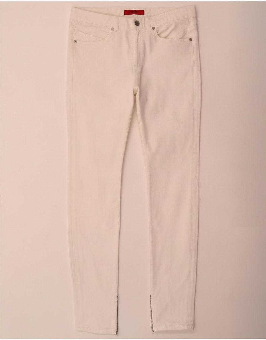 Hugo Boss Womens Slim Jeans W28 L32 White Cotton