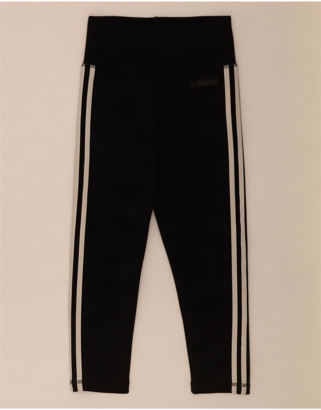 Adidas Womens Climalite Capri Leggings UK 4/6 XS Black Polyester