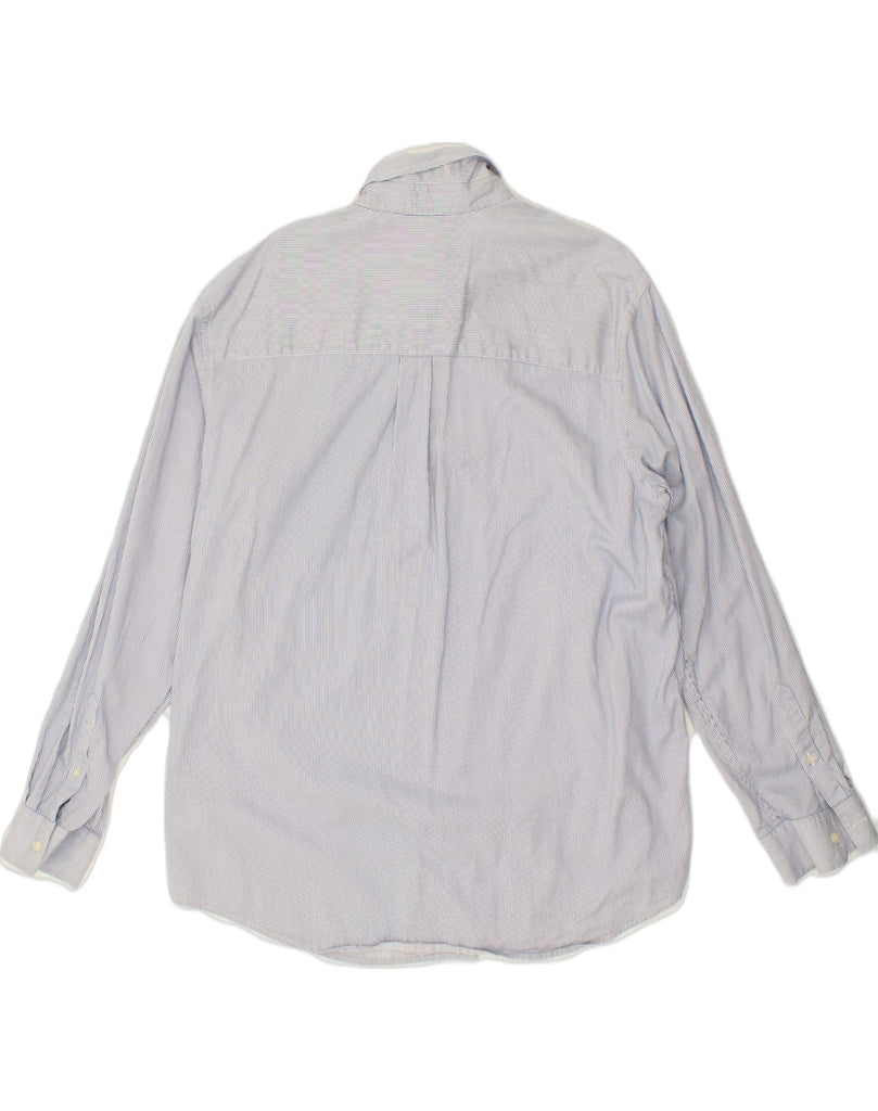 CHAPS Mens Shirt XL Blue Pinstripe Cotton | Vintage Chaps | Thrift | Second-Hand Chaps | Used Clothing | Messina Hembry 