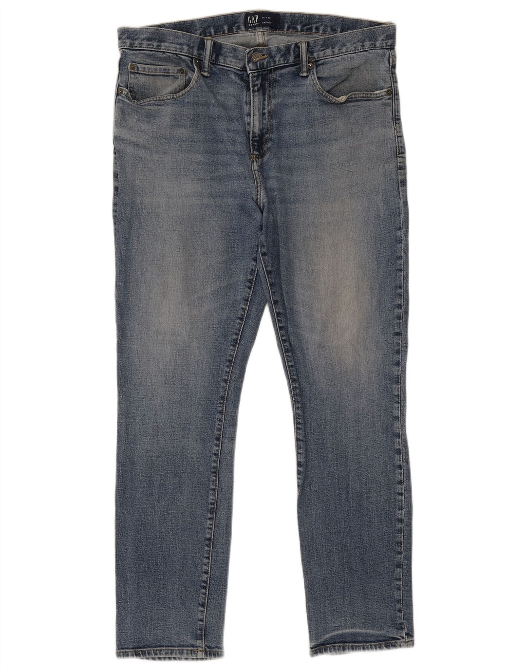 Gap Mens Skinny Jeans W34 L30 Blue Cotton