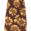 Vintage Womens Wrap Maxi Skirt Medium W30 Brown Floral Viscose