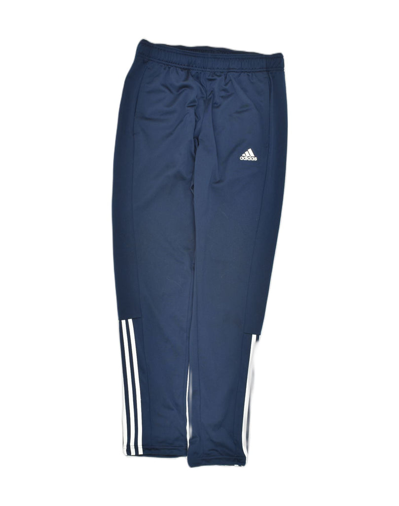 ADIDAS Mens Tracksuit Trousers UK 38/40 Medium Navy Blue Polyester | Vintage Adidas | Thrift | Second-Hand Adidas | Used Clothing | Messina Hembry 