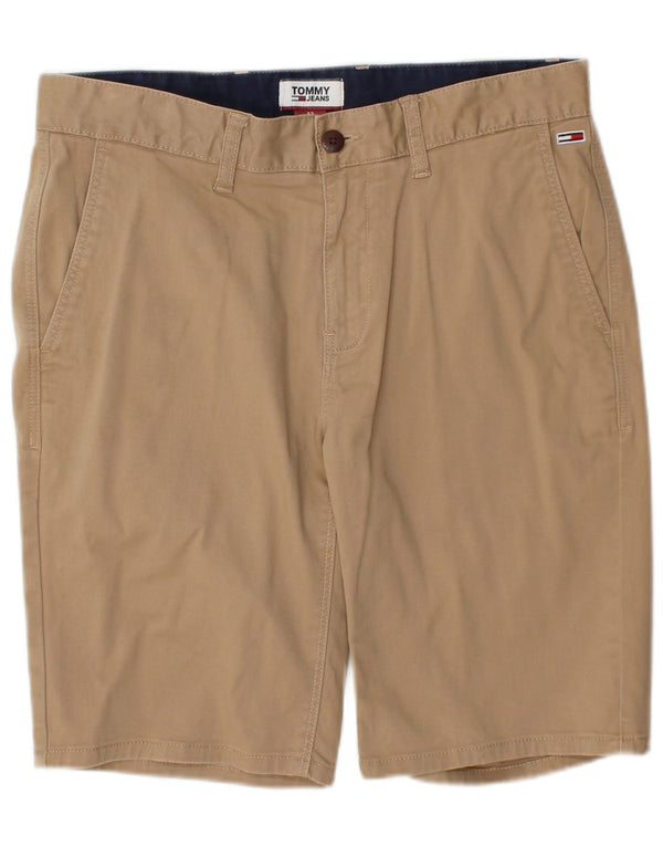 Tommy Hilfiger Mens Chino Shorts W32 Medium Beige Cotton
