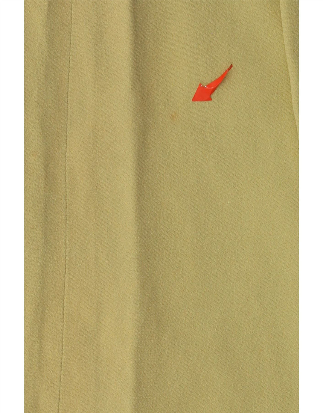 VALENTINO Womens Straight Skirt UK 14 Medium W30  Yellow