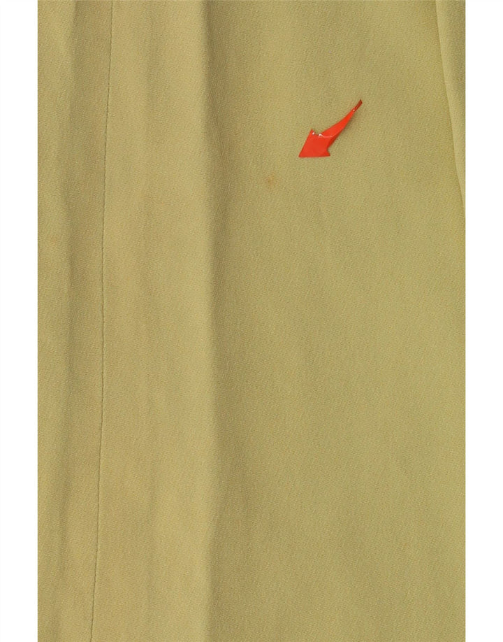 VALENTINO Womens Straight Skirt UK 14 Medium W30  Yellow