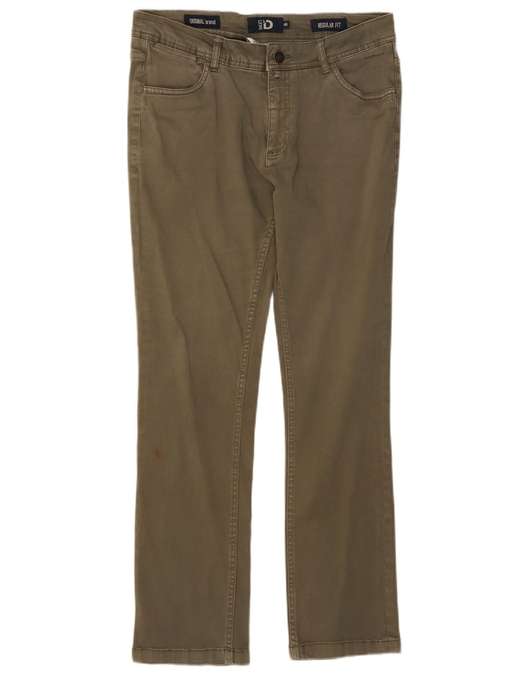 Dack's Womens Straight Casual Trousers IT 46 Large W32 L28 Khaki
