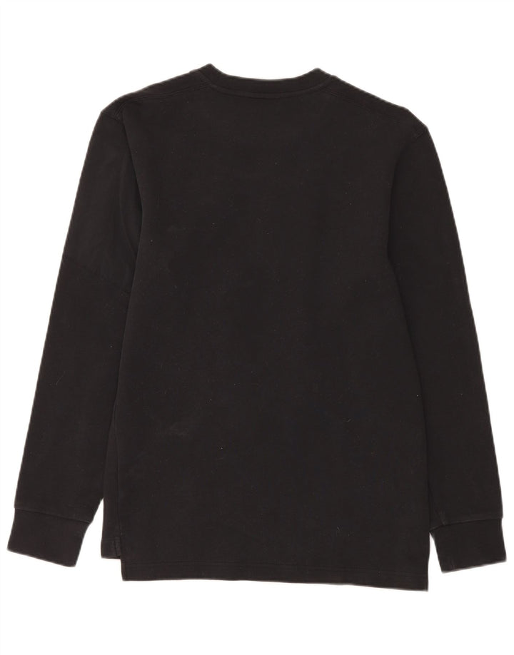 Umbro Mens Ireland Graphic Top Long Sleeve Small Black Cotton