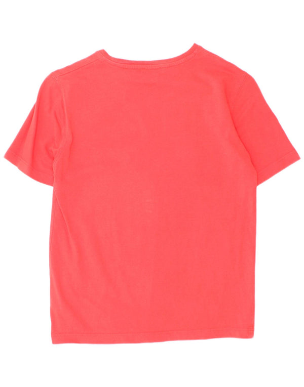 Hugo Boss Boys Graphic T-Shirt Top 9-10 Years Red Cotton