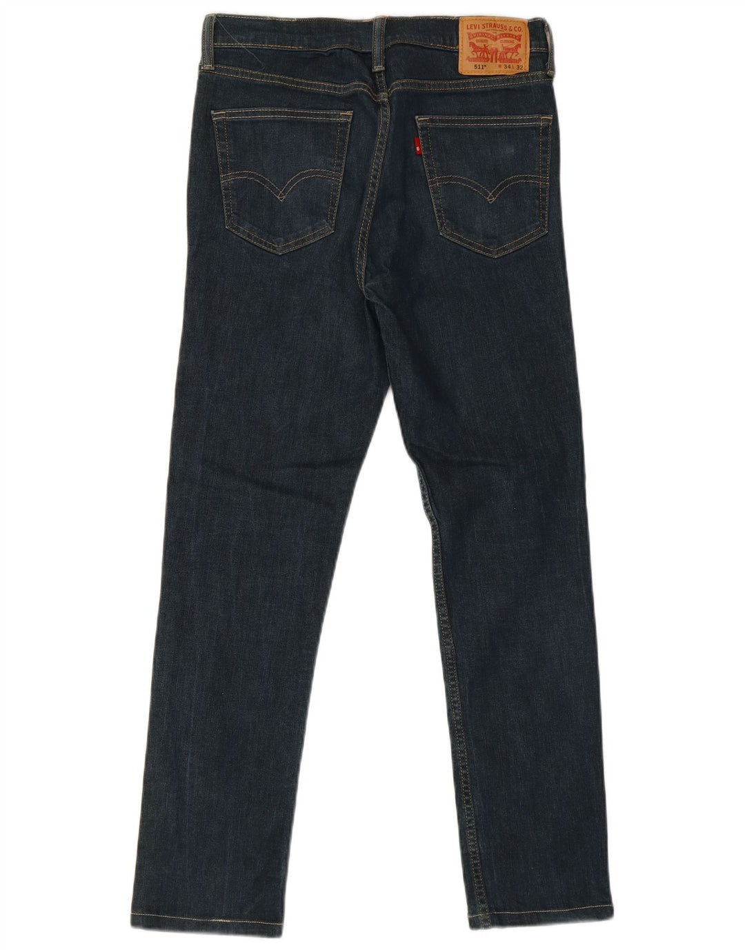 Levi's Mens 511 Slim Jeans W34 L32 Blue Cotton