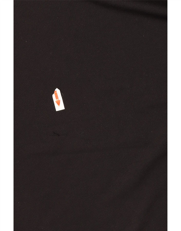 Umbro Mens T-Shirt Top Large Black Colourblock Polyester