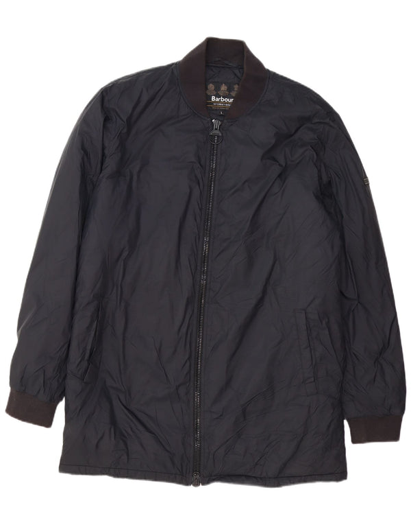 Barbour Mens Windbreaker Coat UK 40 Large Navy Blue