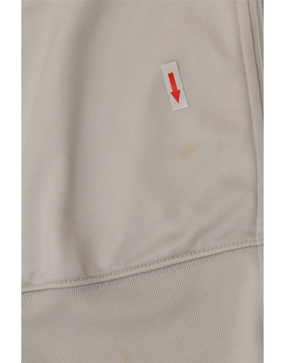 Nike Womens Tracksuit Top Jacket UK 18 XL White Colourblock Polyester