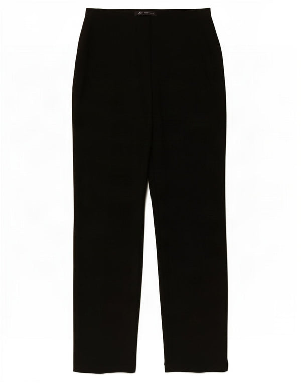 Marks & Spencer Womens Straight Casual Trousers UK 6 XS W25 L27 Black