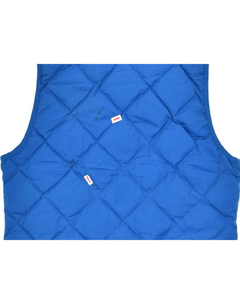 J. CREW Womens Quilted Gilet UK 10 Small Blue Polyester | Vintage | Thrift | Second-Hand | Used Clothing | Messina Hembry 