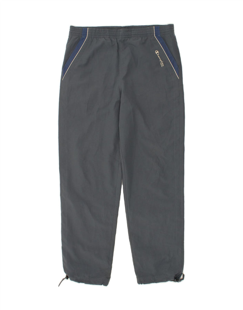 CHAMPION Mens Tracksuit Trousers Joggers Small Grey Polyester Vintage Champion and Second-Hand Champion from Messina Hembry 