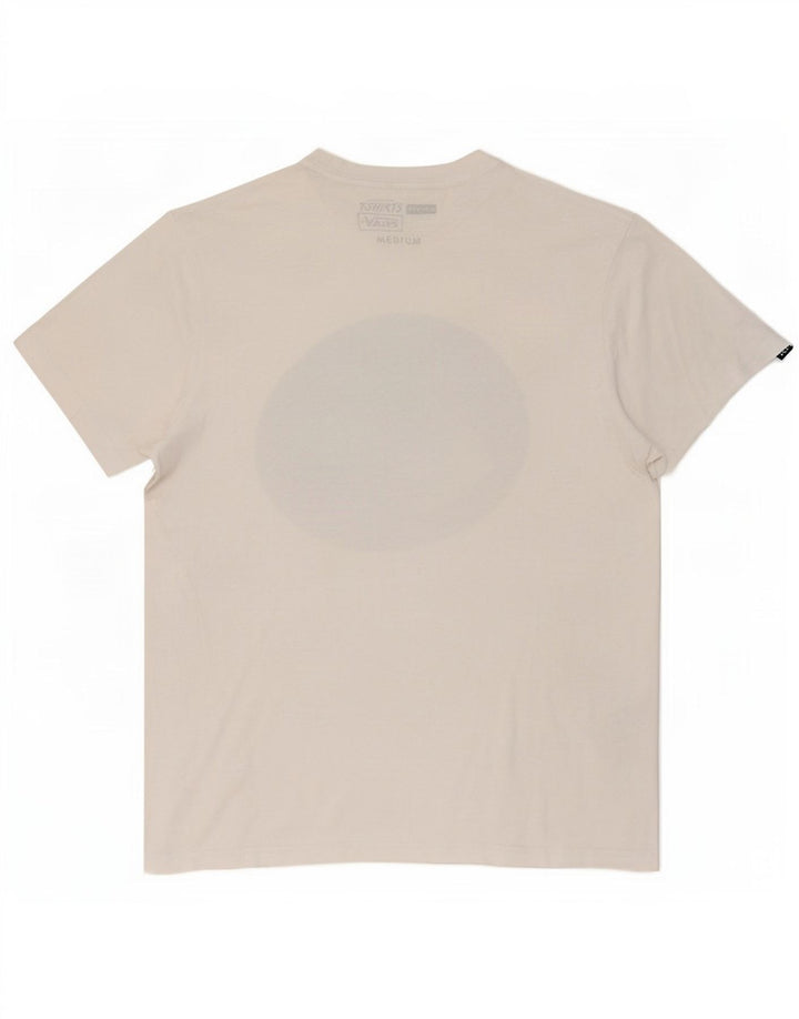 Vans Mens Graphic T-Shirt Top Medium White Cotton