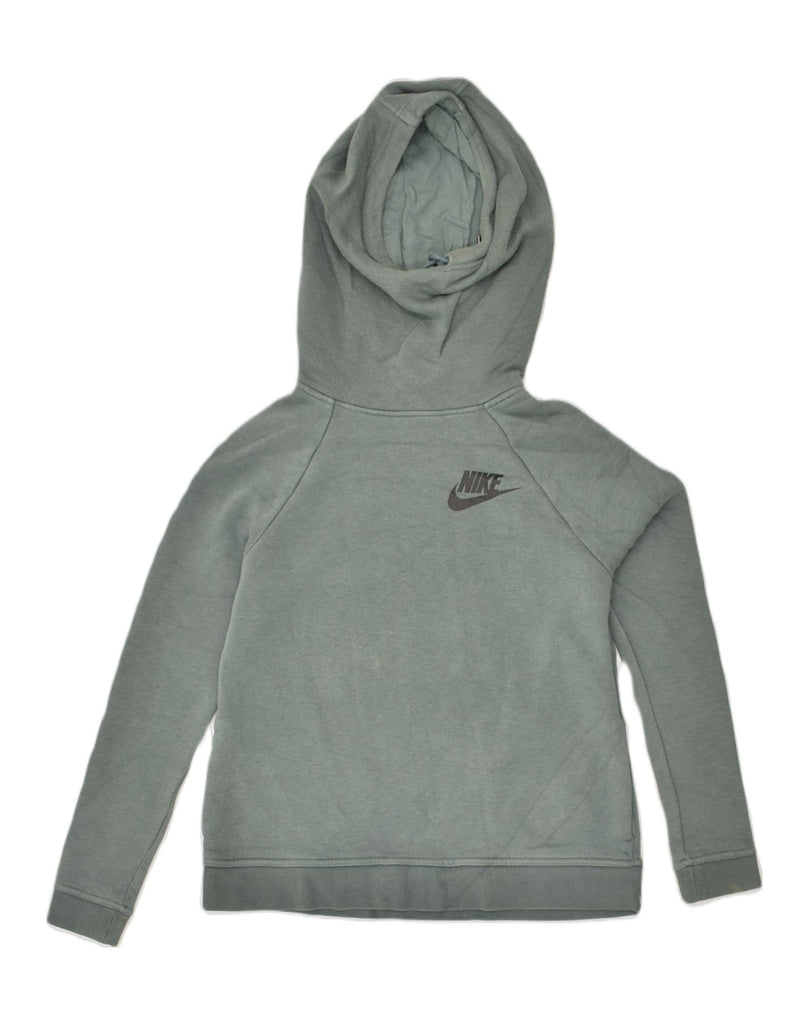 NIKE Mens Hoodie Jumper Small Grey Cotton | Vintage Nike | Thrift | Second-Hand Nike | Used Clothing | Messina Hembry 