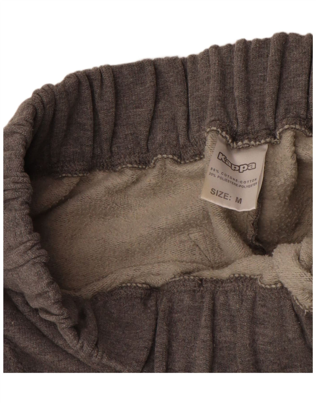 Kappa Womens Tracksuit Trousers UK 12 Medium  Grey Cotton