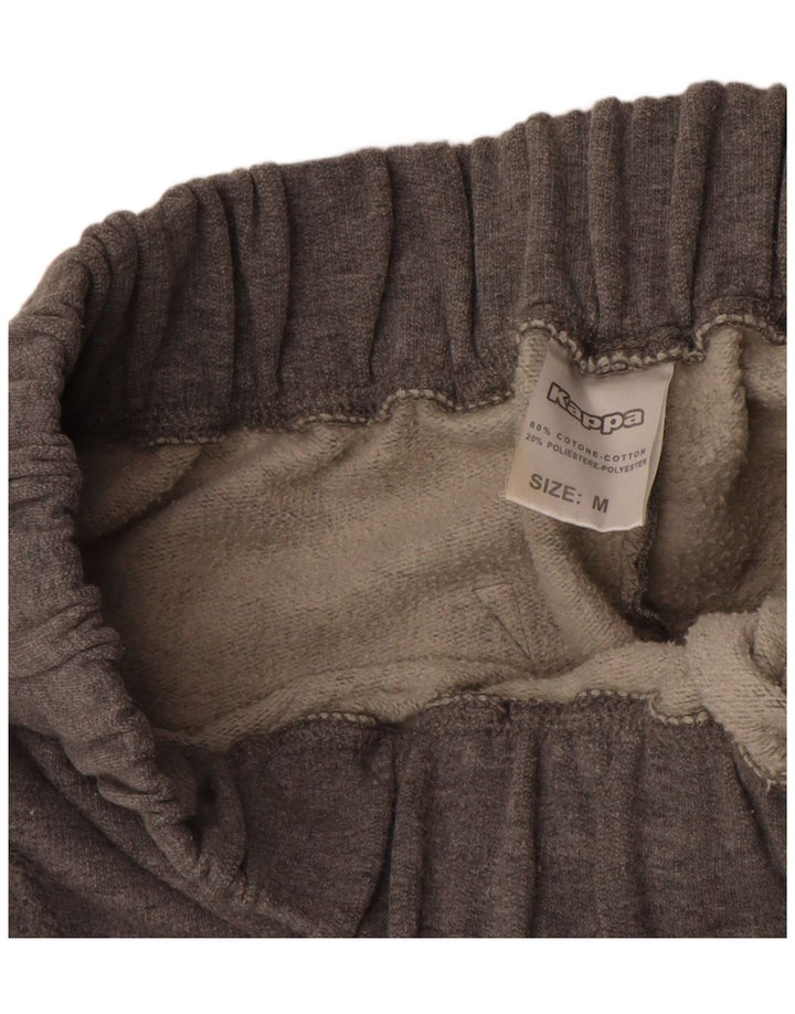 Kappa Womens Tracksuit Trousers UK 12 Medium  Grey Cotton