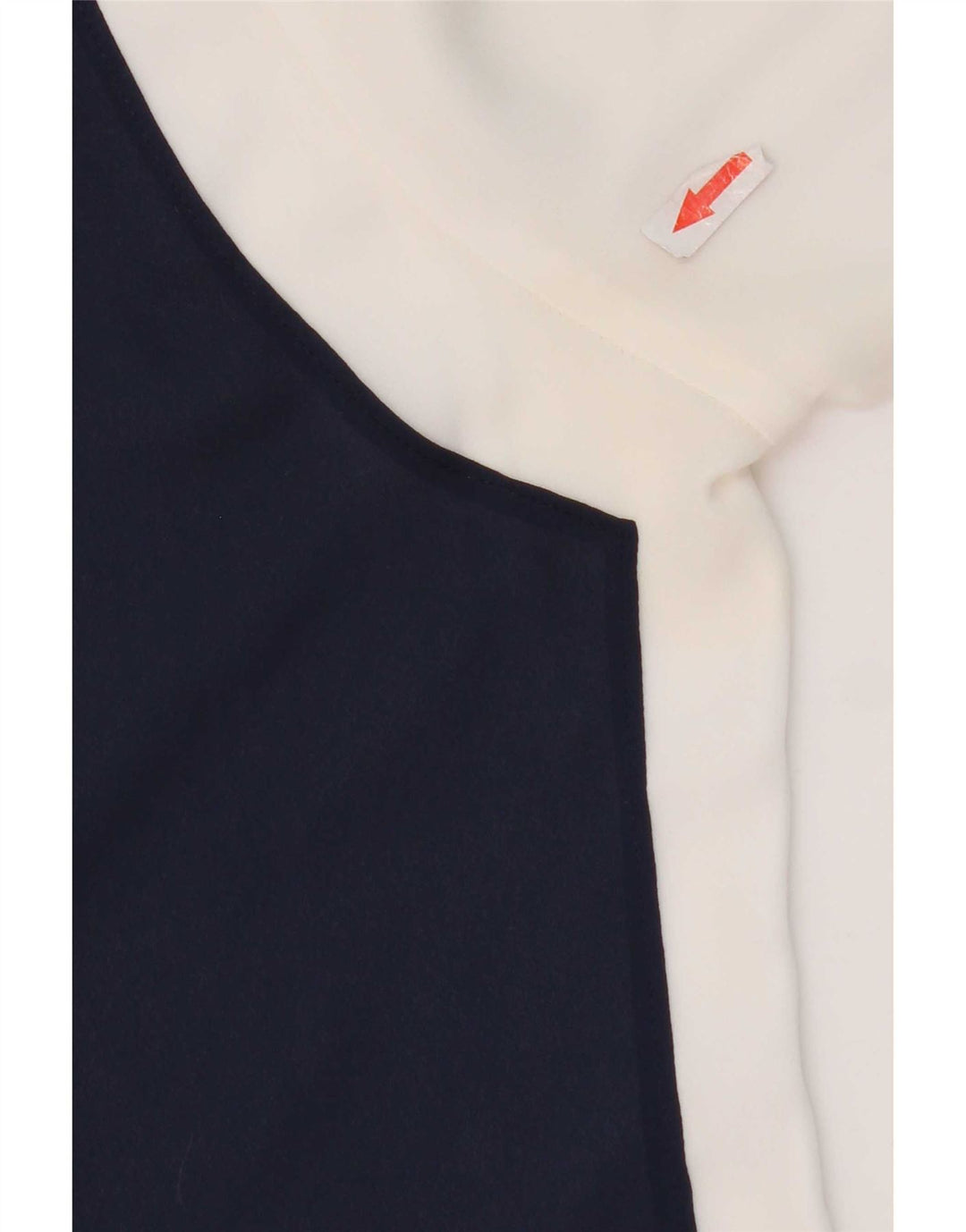 Tommy Hilfiger Womens Shirt Blouse US 6 Medium White Colourblock