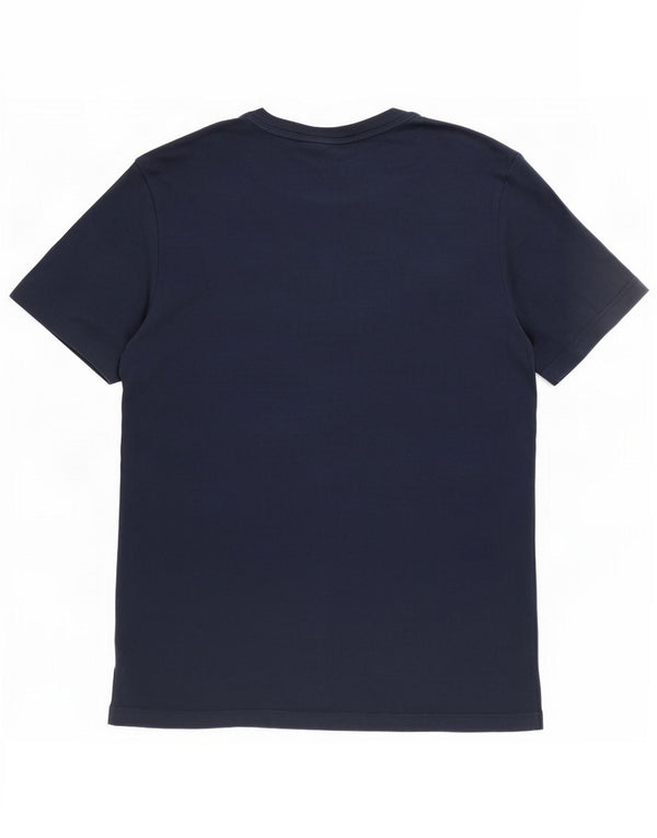 Champion Mens Graphic T-Shirt Top XL Navy Blue Cotton