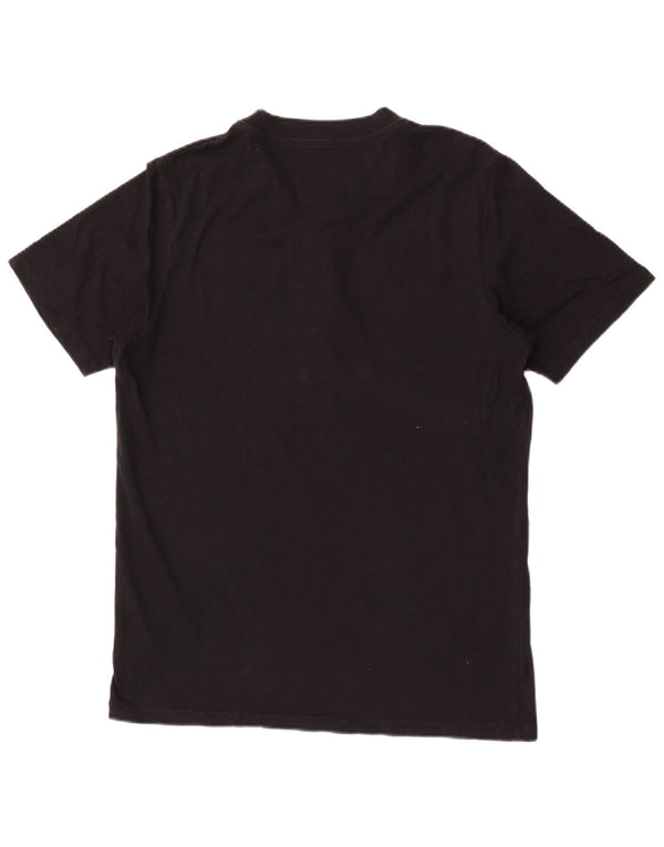 Jack & Jones Mens T-Shirt Top XL Black Cotton