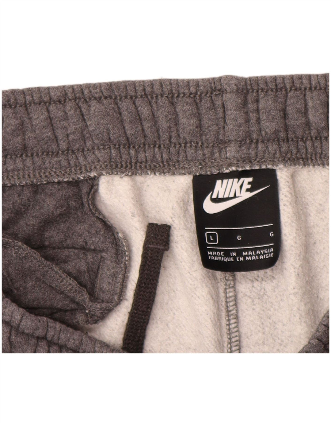 Nike Mens Tracksuit Trousers Joggers Large  Grey Cotton