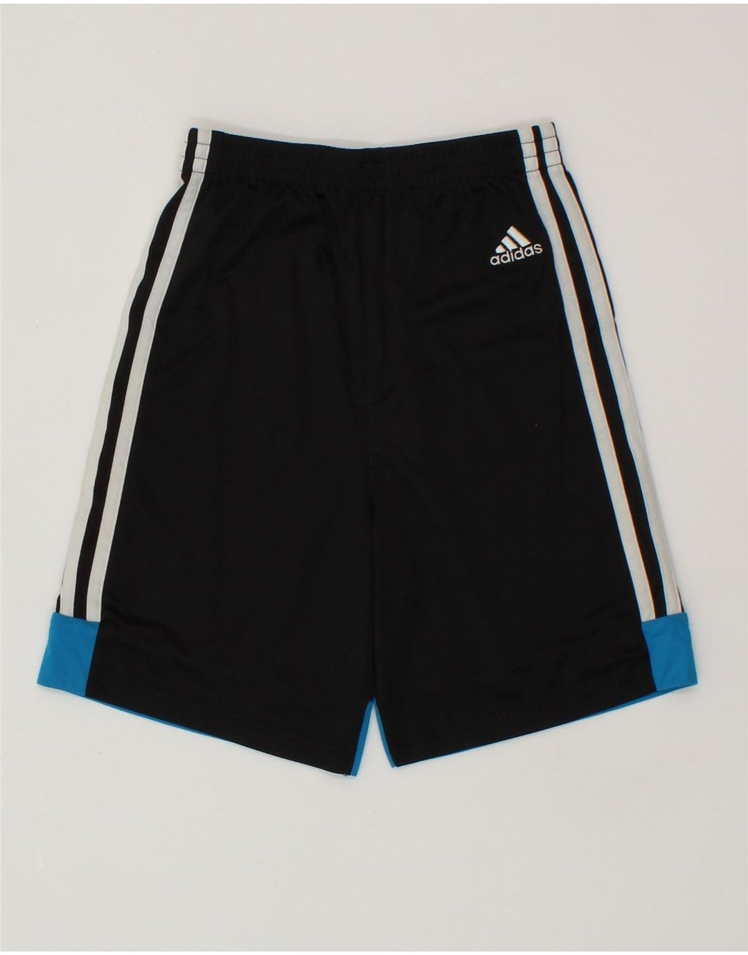 ADIDAS Boys Sport Shorts 6-7 Years  Black Colourblock Polyester Vintage Adidas and Second-Hand Adidas from Messina Hembry 
