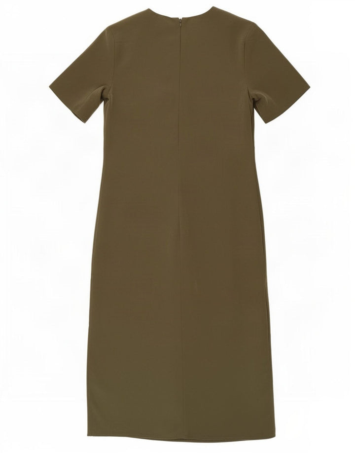 Topshop Womens Maxi Dress UK 8 Small Green Polyester