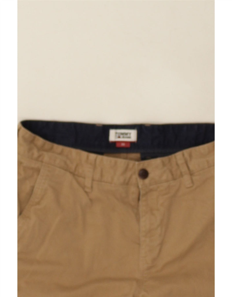 TOMMY HILFIGER Mens Chino Shorts W33 Medium Brown Cotton | Vintage Tommy Hilfiger | Thrift | Second-Hand Tommy Hilfiger | Used Clothing | Messina Hembry 