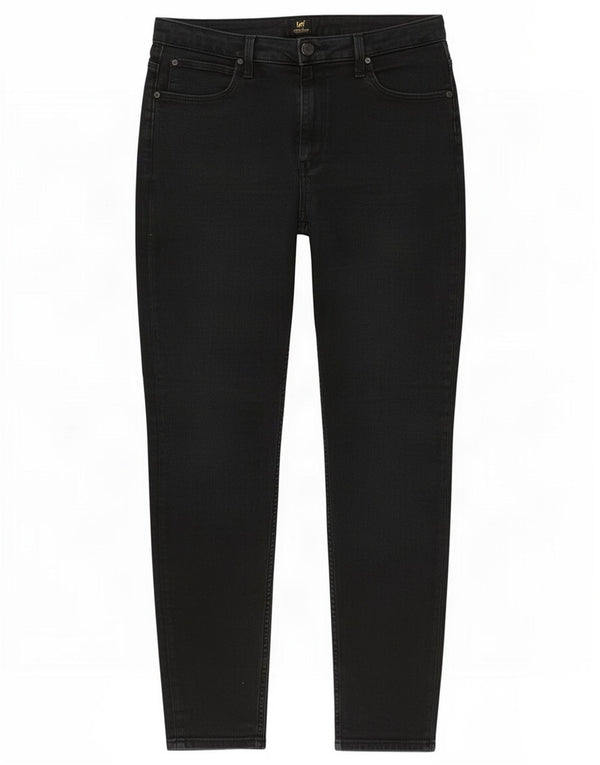 Lee Mens Scarlett High Skinny Jeans W34 L33 Black Cotton