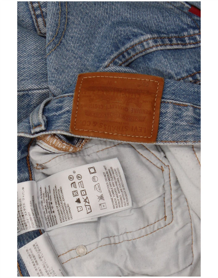 Levi's Mens 501 Straight Jeans W30 L28 Blue Cotton