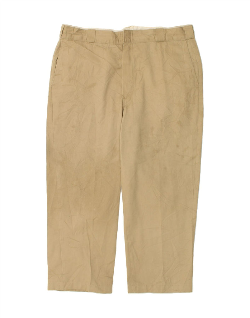 DICKIES Mens Straight Chino Trousers W36 L26 Beige | Vintage Dickies | Thrift | Second-Hand Dickies | Used Clothing | Messina Hembry 