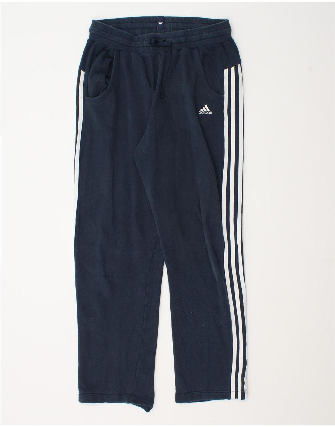 Adidas Mens Full Tracksuit UK 38/40 Medium  Navy Blue Cotton