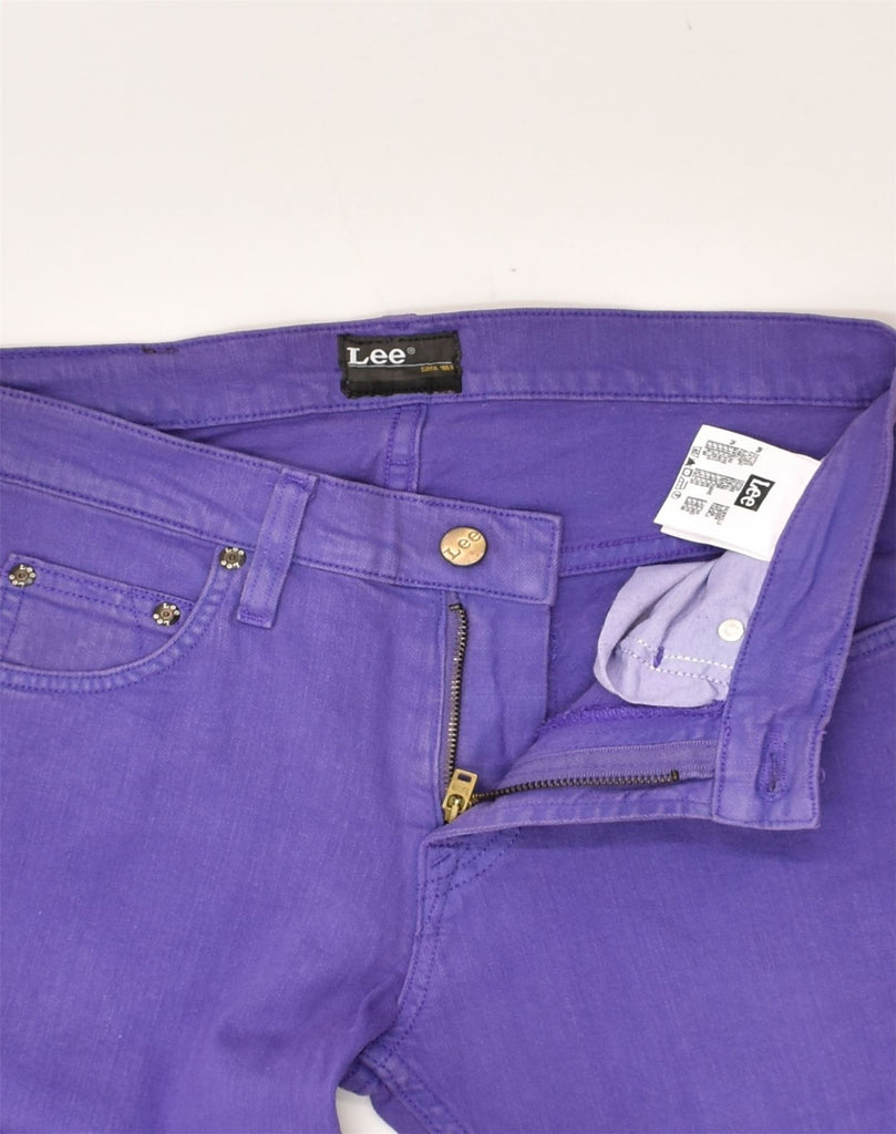 LEE Womens Straight Jeans W29 L29  Purple Cotton | Vintage Lee | Thrift | Second-Hand Lee | Used Clothing | Messina Hembry 