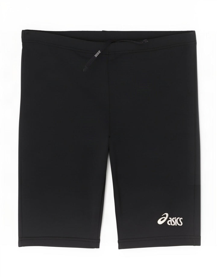Asics Womens Sport Shorts UK 14 Medium Black Polyester