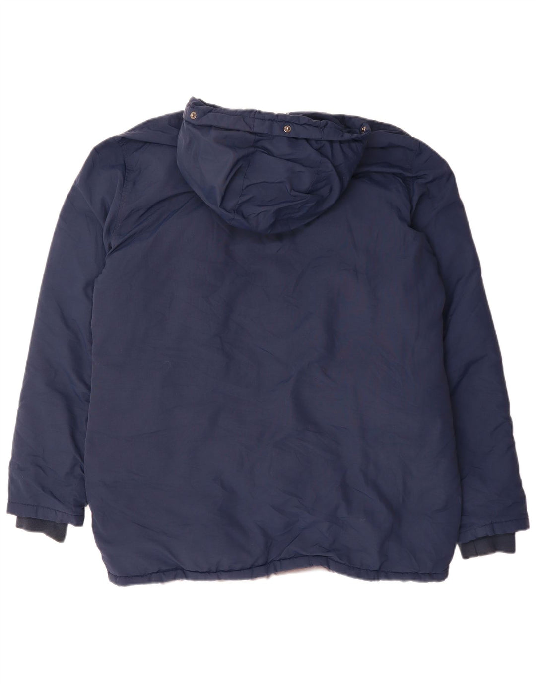 Pickwick Mens Hooded Padded Jacket UK 42 XL Navy Blue Polyester