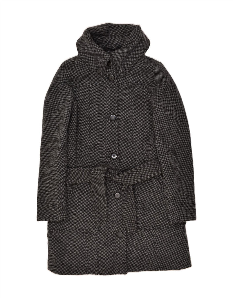 O'NEILL Womens Overcoat UK 16 Large Grey Wool Vintage O'Neill and Second-Hand O'Neill from Messina Hembry 