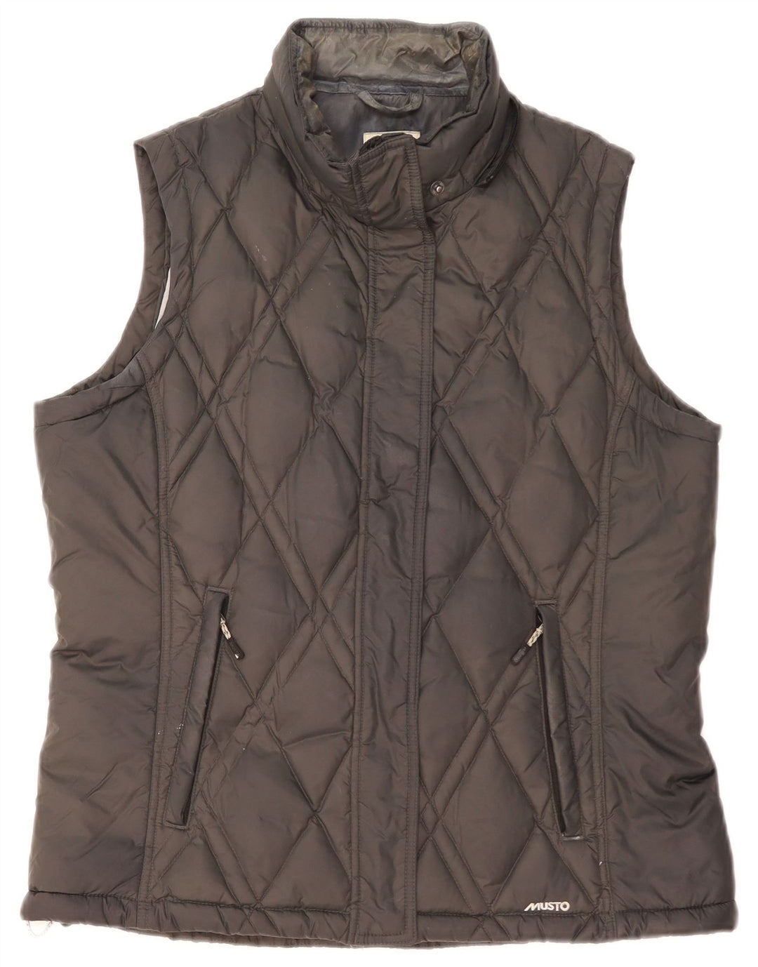 Musto Womens Padded Gilet UK 14 Large Black Polyester