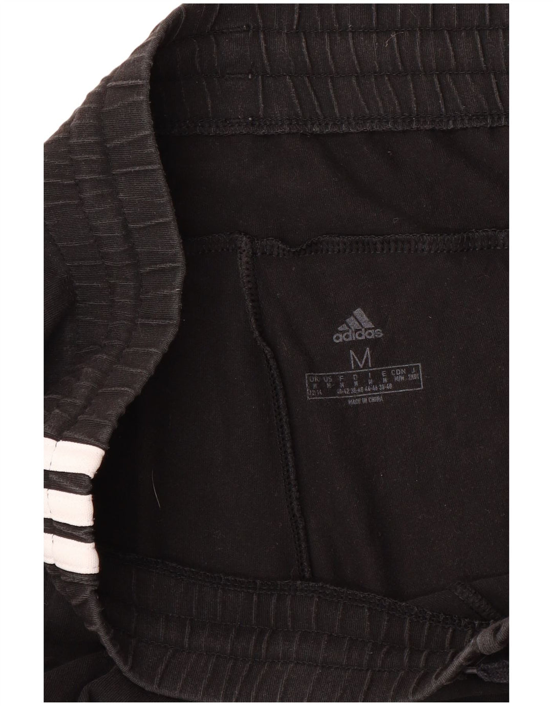 ADIDAS Womens Tracksuit Trousers Joggers UK 12/14 Medium Black