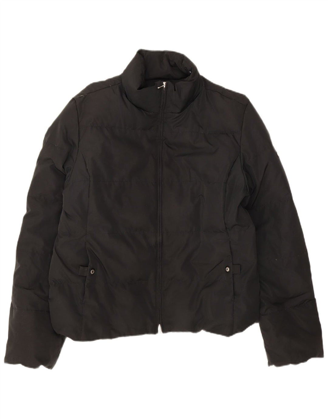 Champion Womens Hooded Padded Jacket UK 16 Large Black