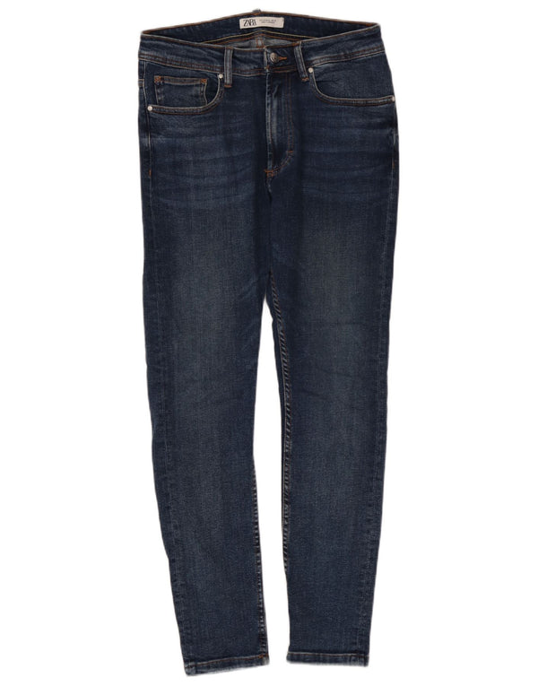 Zara Mens Skinny Jeans EU 40 Medium W31 L29 Blue Cotton