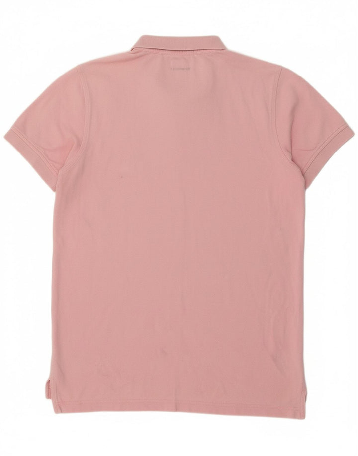 TOMMY HILFIGER Mens Polo Shirt Small Pink Cotton