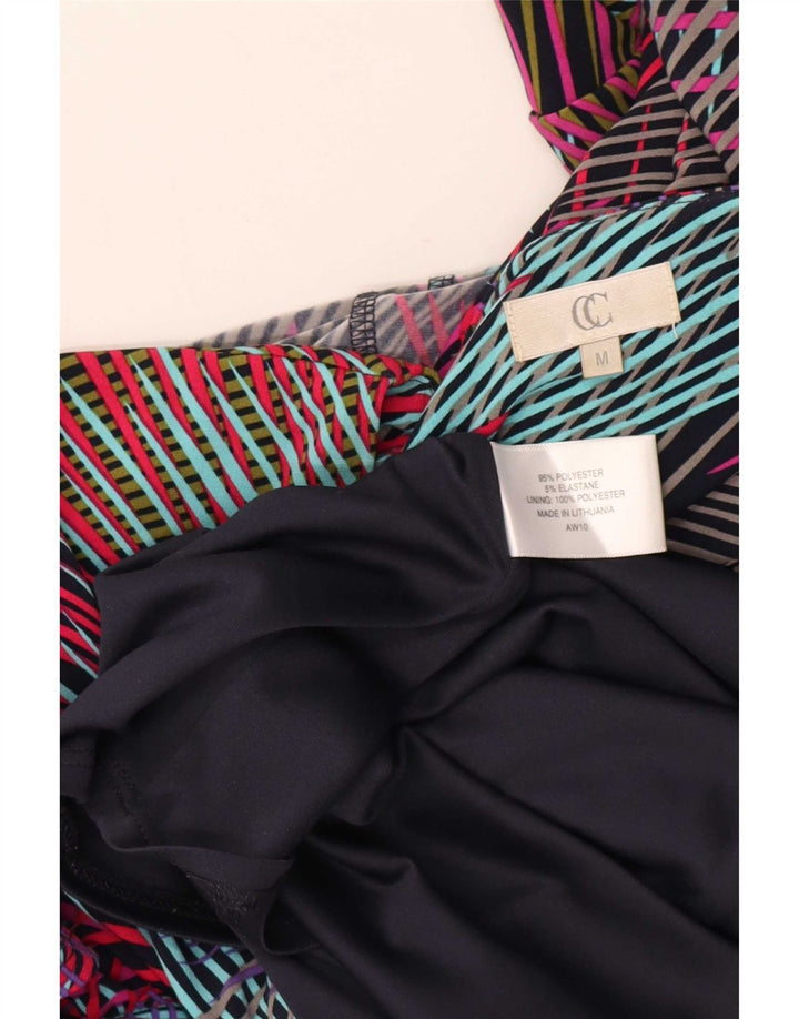 CC Womens Abstract Pattern Sheath Dress UK 14 Medium Multicoloured