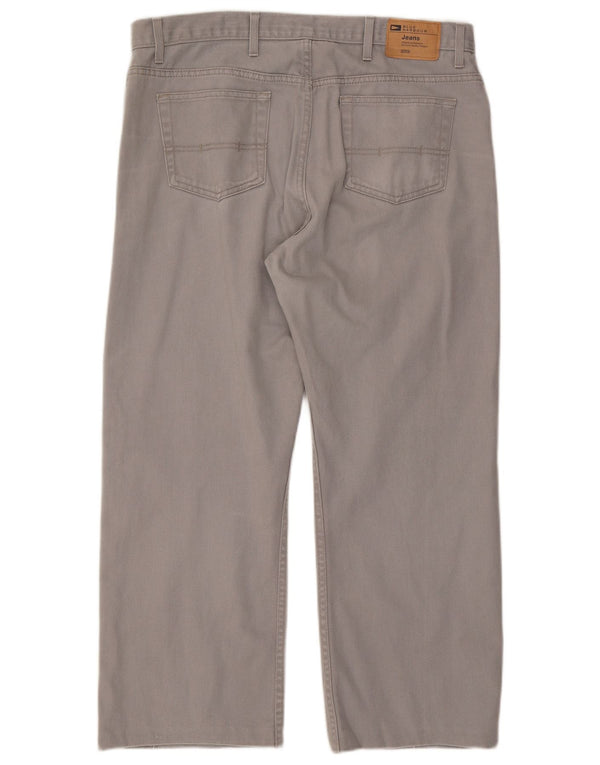 Marks & Spencer Mens Blue Harbour Straight Jeans W38 L33 Grey Cotton